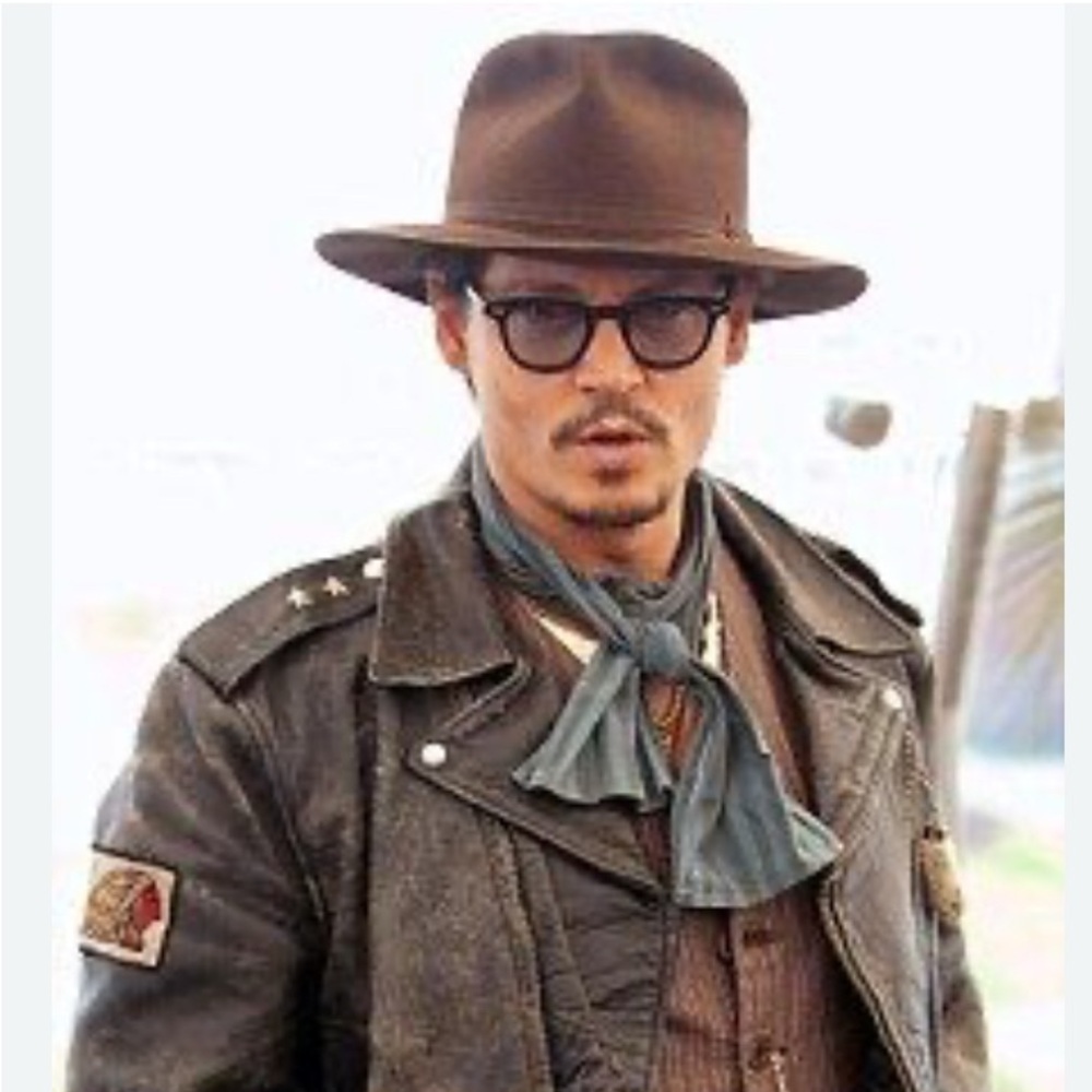Indiana Jones Style Brown Leather Hat Genuine Leather by Adventure Bound U.S.A.
